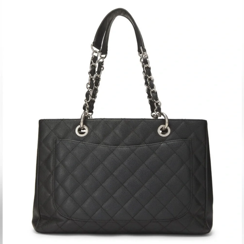 Chanel Black Caviar Grand Shopping Tote (GST)